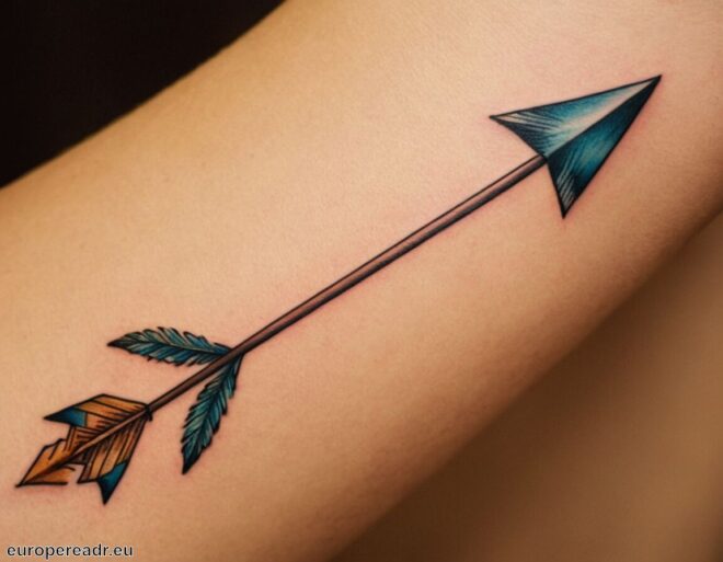 Pfeil Tattoo Bedeutung » Richtung und Ziel