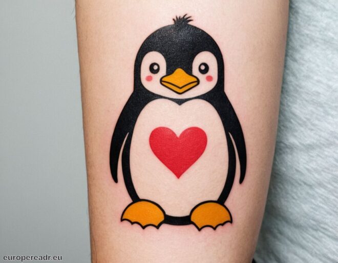 Pinguin Tattoo Bedeutung » Treue und Loyalität