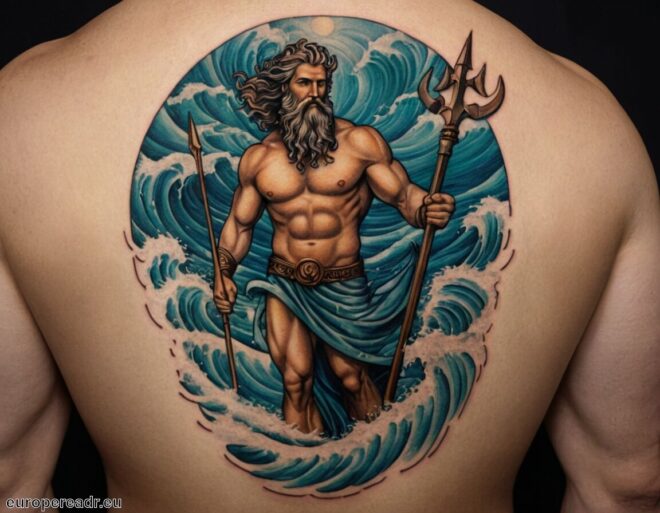 Poseidon Tattoo Bedeutung » Gott des Meeres