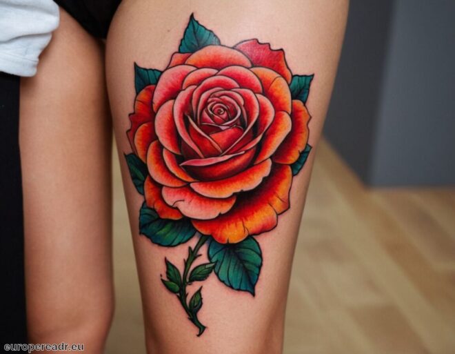 Rosen Tattoo Bedeutung » Liebe und Leidenschaft