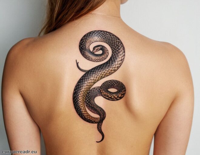 Schlange Tattoo Bedeutung » Verführung und Transformation