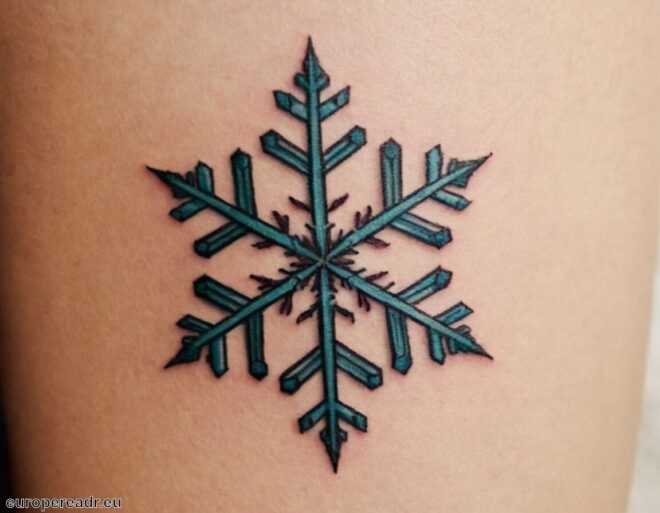 Schneeflocke Tattoo Bedeutung » Einzigartigkeit