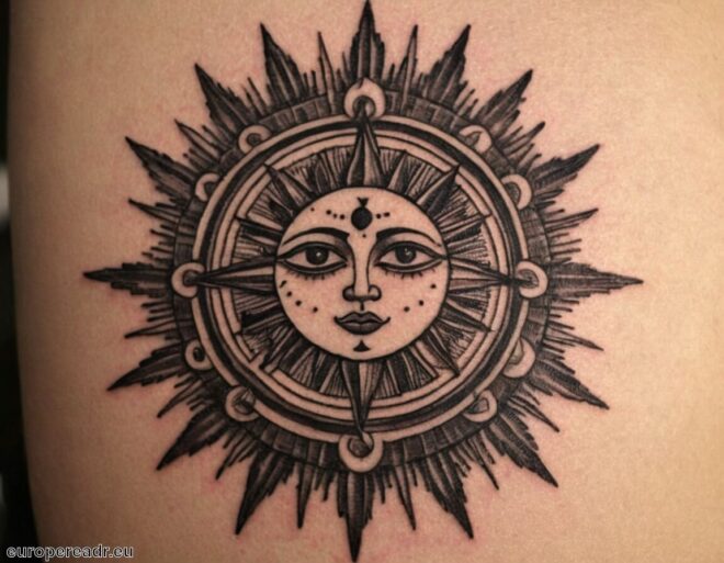Schwarze Sonne Tattoo Bedeutung » Symbol für Geheimwissen