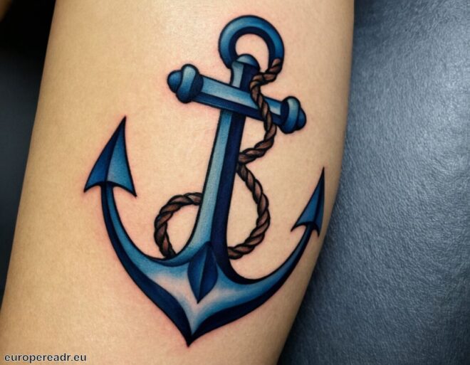 Anker Tattoo Bedeutung » Stabilität und Sicherheit