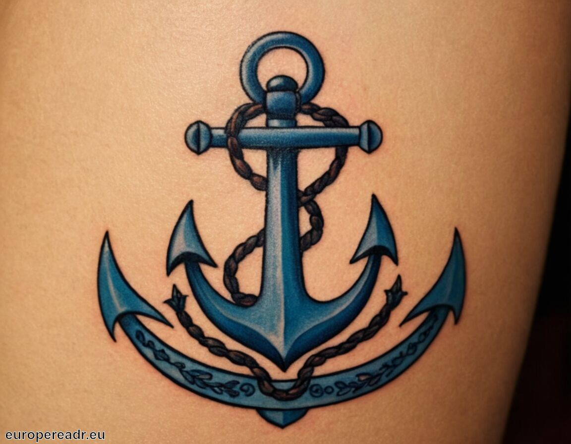 Anker Kompass Tattoo Bedeutung » Orientierung auf See - EuropeReadr, image size:1152x896