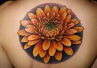Chrysanthemen Tattoo Bedeutung » Trauer und Erinnerung
