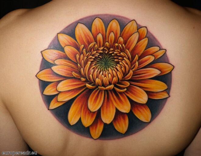 Chrysanthemen Tattoo Bedeutung » Trauer und Erinnerung