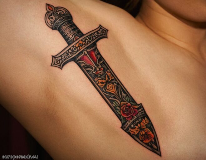 Dolch Tattoo Bedeutung » Gefahr und Loyalität