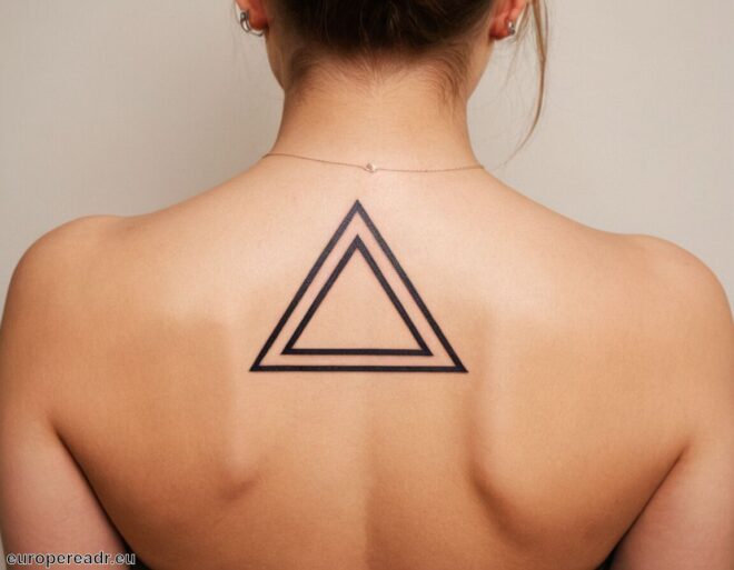 Dreieck Tattoo Bedeutung » Stabilität und Harmonie
