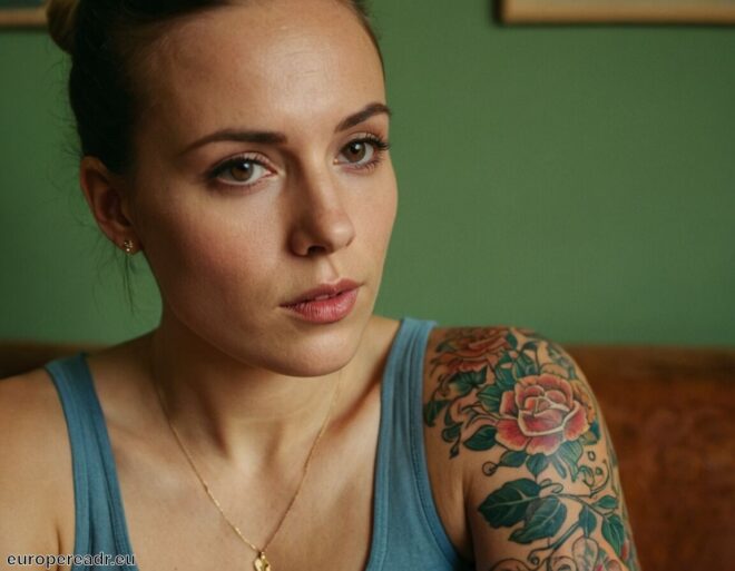 Esther Sedlaczek Tattoo Bedeutung » Kunst und Aussage