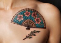 Fächer Tattoo Bedeutung » Kunst der Eleganz